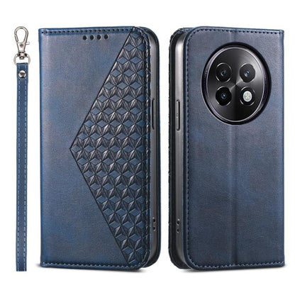 Cubic Grid Calf Texture Magnetic Leather Phone Case, For Realme C100 4G, For Realme 16 5G, For Realme C85 5G / Realme 15x 5G, For Realme C85 Pro 4G, For Realme 14 Pro+, For Realme 14 Pro, For Realme C75 / Realme 14x, For Realme 13+                     ...