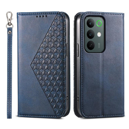 Cubic Grid Calf Texture Magnetic Leather Phone Case, For Realme C100 4G, For Realme 16 5G, For Realme C85 5G / Realme 15x 5G, For Realme C85 Pro 4G, For Realme 14 Pro+, For Realme 14 Pro, For Realme C75 / Realme 14x, For Realme 13+                     ...