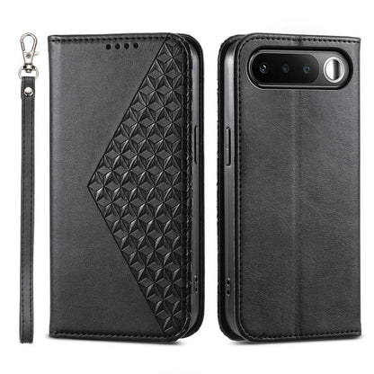 Cubic Grid Calf Texture Magnetic Leather Phone Case, For Realme C100 4G, For Realme 16 5G, For Realme C85 5G / Realme 15x 5G, For Realme C85 Pro 4G, For Realme 14 Pro+, For Realme 14 Pro, For Realme C75 / Realme 14x, For Realme 13+                     ...