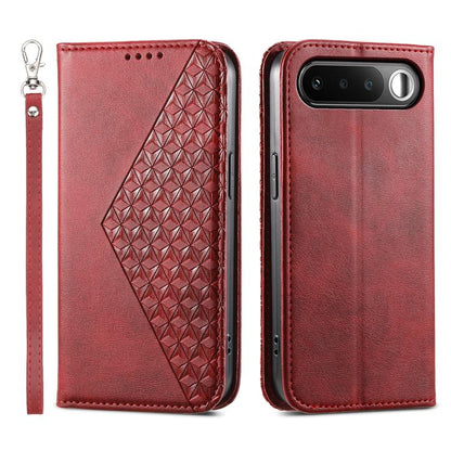 Cubic Grid Calf Texture Magnetic Leather Phone Case, For Realme C100 4G, For Realme 16 5G, For Realme C85 5G / Realme 15x 5G, For Realme C85 Pro 4G, For Realme 14 Pro+, For Realme 14 Pro, For Realme C75 / Realme 14x, For Realme 13+                     ...