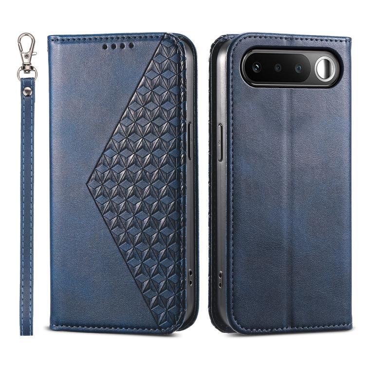Cubic Grid Calf Texture Magnetic Leather Phone Case, For Realme C100 4G, For Realme 16 5G, For Realme C85 5G / Realme 15x 5G, For Realme C85 Pro 4G, For Realme 14 Pro+, For Realme 14 Pro, For Realme C75 / Realme 14x, For Realme 13+                     ...