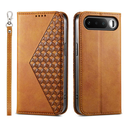 Cubic Grid Calf Texture Magnetic Leather Phone Case, For Realme C100 4G, For Realme 16 5G, For Realme C85 5G / Realme 15x 5G, For Realme C85 Pro 4G, For Realme 14 Pro+, For Realme 14 Pro, For Realme C75 / Realme 14x, For Realme 13+                     ...