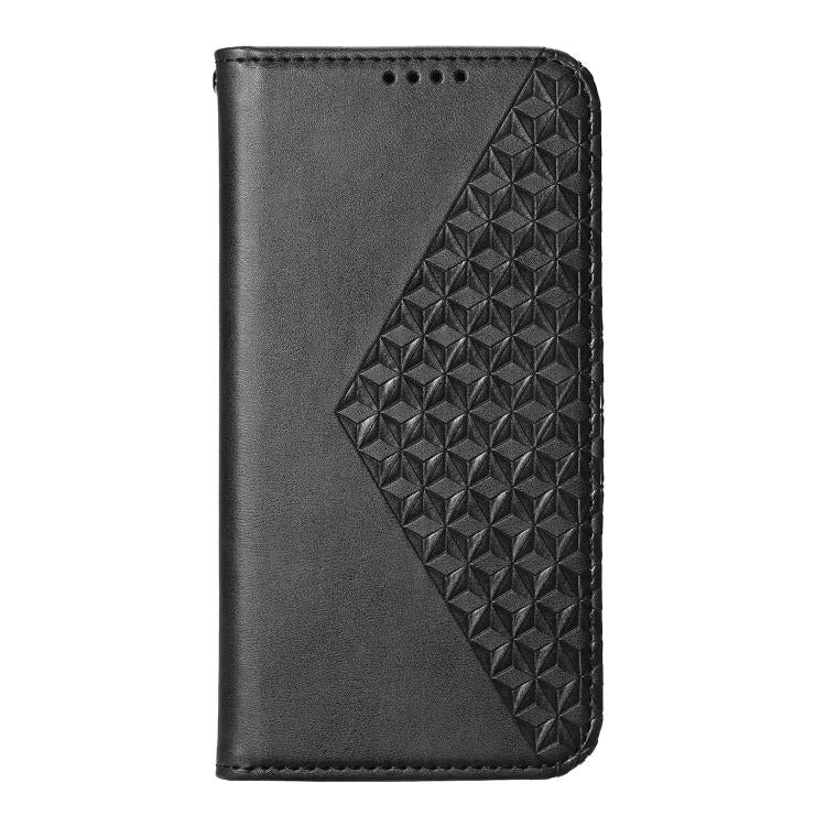Cubic Grid Calf Texture Magnetic Leather Phone Case, For Realme C100 4G, For Realme 16 5G, For Realme C85 5G / Realme 15x 5G, For Realme C85 Pro 4G, For Realme 14 Pro+, For Realme 14 Pro, For Realme C75 / Realme 14x, For Realme 13+                     ...