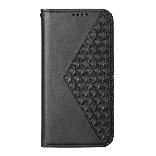 Cubic Grid Calf Texture Magnetic Leather Phone Case, For Realme C100 4G, For Realme 16 5G, For Realme C85 5G / Realme 15x 5G, For Realme C85 Pro 4G, For Realme 14 Pro+, For Realme 14 Pro, For Realme C75 / Realme 14x, For Realme 13+                     ...