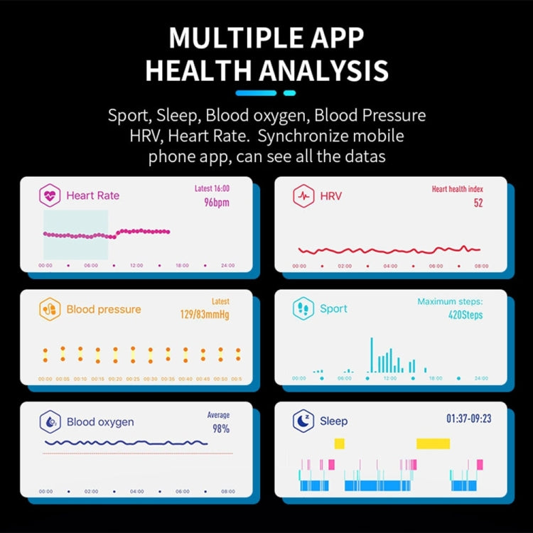 SPOVAN H02 1.14 inch TFT HD Screen Smart Bracelet Supports Blood Oxygen Monitoring/Sleep Monitoring