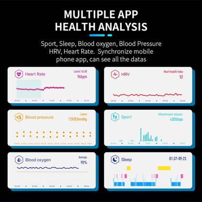 SPOVAN H02 1.14 inch TFT HD Screen Smart Bracelet Supports Blood Oxygen Monitoring/Sleep Monitoring