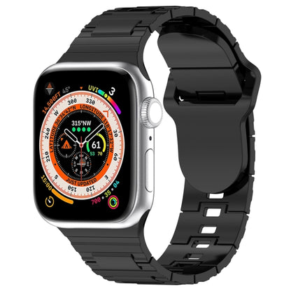 Square Buckle Armor Style Silicone Watch Band, For Apple Watch 3 42mm, For Apple Watch 2 42mm, For Apple Watch 2 38mm, For Apple Watch 42mm, For Apple Watch 38mm, For Apple Watch Ultra 2 49mm