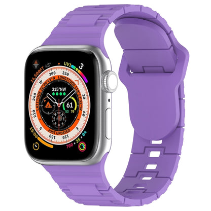 Square Buckle Armor Style Silicone Watch Band, For Apple Watch 3 42mm, For Apple Watch 2 42mm, For Apple Watch 2 38mm, For Apple Watch 42mm, For Apple Watch 38mm, For Apple Watch Ultra 2 49mm