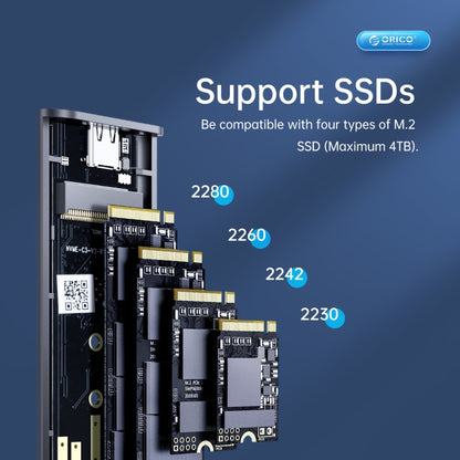 ORICO AM2C3-2N Dual-bay M.2 NVME + NVME SSD Enclosure, AM2C3-2N