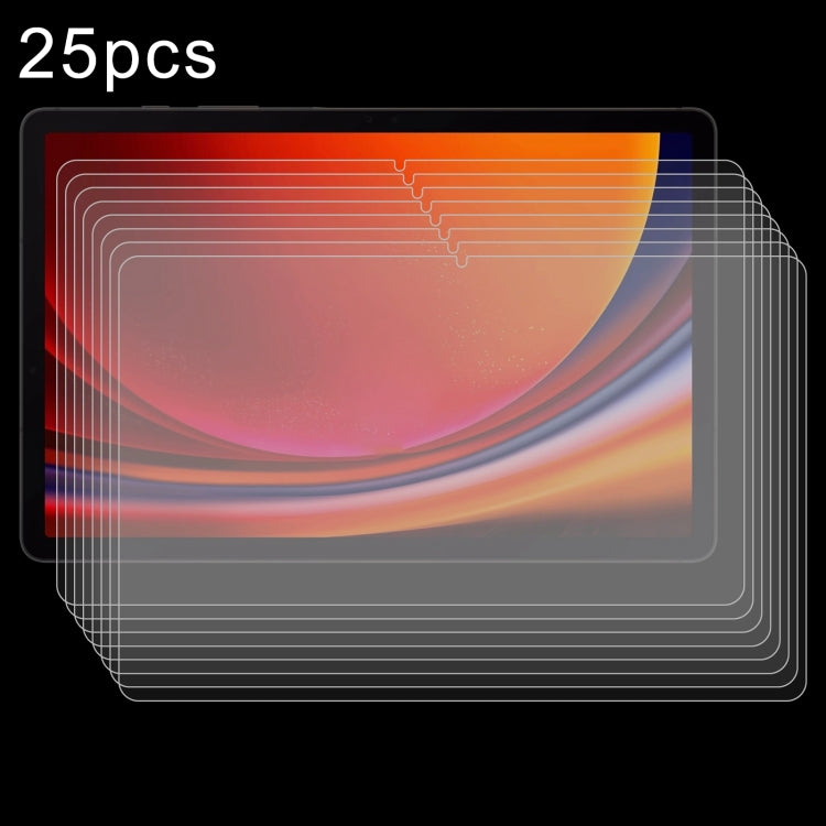 25pcs 9H 0.3mm Explosion-proof Tempered Glass Film, For Galaxy Tab S12+ 12.4 inch, For Galaxy Tab S12 Ultra 14.6 inch, For Samsung Galaxy Tab S11 Ultra 14.6, For Samsung Galaxy Tab S10 FE+ 13.1, For Samsung Galaxy Tab S10 Ultra 14.6                    ...