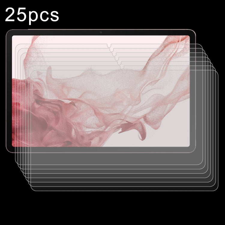25pcs 9H 0.3mm Explosion-proof Tempered Glass Film, For Galaxy Tab S12+ 12.4 inch, For Galaxy Tab S12 Ultra 14.6 inch, For Samsung Galaxy Tab S11 Ultra 14.6, For Samsung Galaxy Tab S10 FE+ 13.1, For Samsung Galaxy Tab S10 Ultra 14.6                    ...