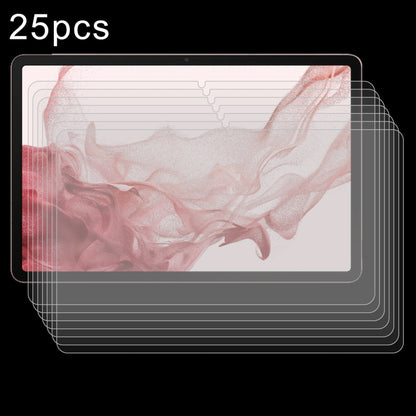 25pcs 9H 0.3mm Explosion-proof Tempered Glass Film, For Galaxy Tab S12+ 12.4 inch, For Galaxy Tab S12 Ultra 14.6 inch, For Samsung Galaxy Tab S11 Ultra 14.6, For Samsung Galaxy Tab S10 FE+ 13.1, For Samsung Galaxy Tab S10 Ultra 14.6                    ...