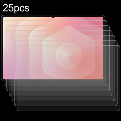 25pcs 9H 0.3mm Explosion-proof Tempered Glass Film, For Galaxy Tab S12+ 12.4 inch, For Galaxy Tab S12 Ultra 14.6 inch, For Samsung Galaxy Tab S11 Ultra 14.6, For Samsung Galaxy Tab S10 FE+ 13.1, For Samsung Galaxy Tab S10 Ultra 14.6                    ...