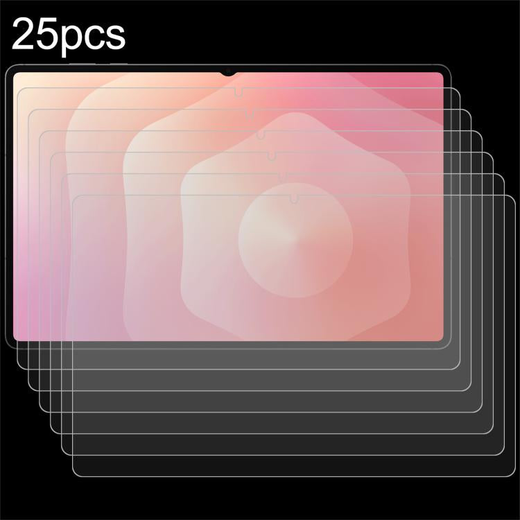 25pcs 9H 0.3mm Explosion-proof Tempered Glass Film, For Galaxy Tab S12+ 12.4 inch, For Galaxy Tab S12 Ultra 14.6 inch, For Samsung Galaxy Tab S11 Ultra 14.6, For Samsung Galaxy Tab S10 FE+ 13.1, For Samsung Galaxy Tab S10 Ultra 14.6                    ...
