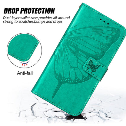 Embossed Butterfly Leather Phone Case, For Tecno Pova 5 4G / LH7N, For Tecno Spark 10 5G / K18, For Tecno Spark 10C / K15Q, For Tecno Spark 10 4G / K15K, For Tecno Spark 10 Pro / Ki7