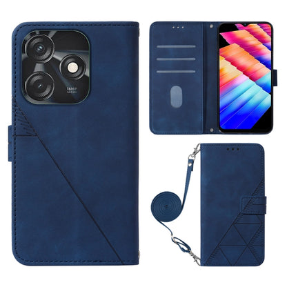 Crossbody 3D Embossed Flip Leather Phone Case, For Tecno Camon 50 4G / CN5, For Tecno Spark Slim 5G, For Tecno Pop 10, For Tecno Camon 40 Pro 4G, For Tecno Camon 40 Premier, For Tecno Camon 40 4G, For Tecno Spark 30 5G / Pova 6 Neo 5G                  ...