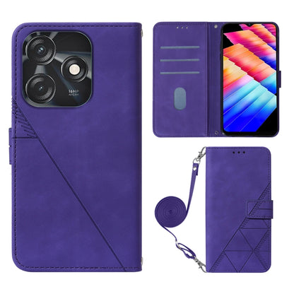 Crossbody 3D Embossed Flip Leather Phone Case, For Tecno Camon 50 4G / CN5, For Tecno Spark Slim 5G, For Tecno Pop 10, For Tecno Camon 40 Pro 4G, For Tecno Camon 40 Premier, For Tecno Camon 40 4G, For Tecno Spark 30 5G / Pova 6 Neo 5G                  ...