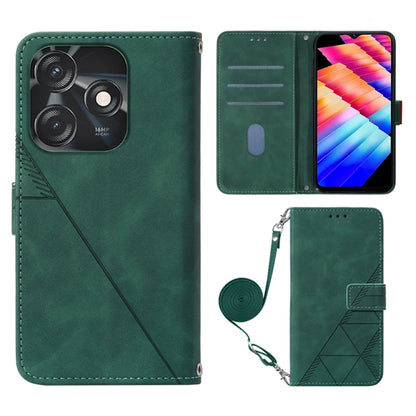 Crossbody 3D Embossed Flip Leather Phone Case, For Tecno Camon 50 4G / CN5, For Tecno Spark Slim 5G, For Tecno Pop 10, For Tecno Camon 40 Pro 4G, For Tecno Camon 40 Premier, For Tecno Camon 40 4G, For Tecno Spark 30 5G / Pova 6 Neo 5G                  ...