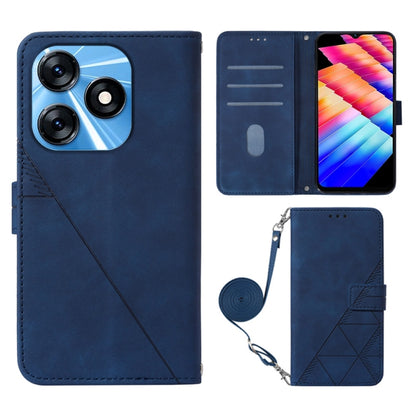 Crossbody 3D Embossed Flip Leather Phone Case, For Tecno Camon 50 4G / CN5, For Tecno Spark Slim 5G, For Tecno Pop 10, For Tecno Camon 40 Pro 4G, For Tecno Camon 40 Premier, For Tecno Camon 40 4G, For Tecno Spark 30 5G / Pova 6 Neo 5G                  ...