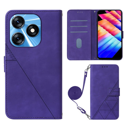 Crossbody 3D Embossed Flip Leather Phone Case, For Tecno Camon 50 4G / CN5, For Tecno Spark Slim 5G, For Tecno Pop 10, For Tecno Camon 40 Pro 4G, For Tecno Camon 40 Premier, For Tecno Camon 40 4G, For Tecno Spark 30 5G / Pova 6 Neo 5G                  ...