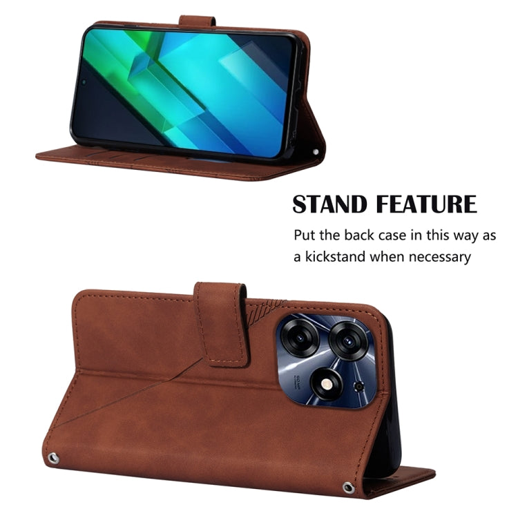 Crossbody 3D Embossed Flip Leather Phone Case, For Tecno Spark 10 Pro / Ki7, For Tecno Spark 6 Go/Spark Go 2021, For Tecno Camon 15