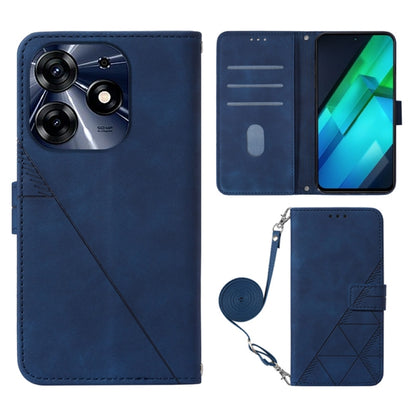 Crossbody 3D Embossed Flip Leather Phone Case, For Tecno Spark 10 Pro / Ki7, For Tecno Spark 6 Go/Spark Go 2021, For Tecno Camon 15