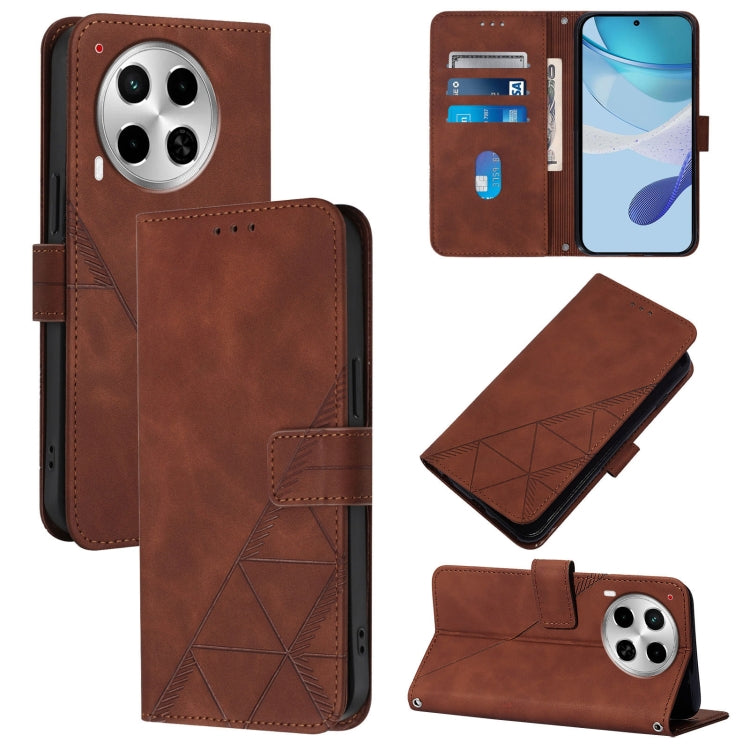 Crossbody 3D Embossed Flip Leather Phone Case, For Tecno Camon 50 4G / CN5, For Tecno Spark Slim 5G, For Tecno Pop 10, For Tecno Camon 40 Pro 4G, For Tecno Camon 40 Premier, For Tecno Camon 40 4G, For Tecno Spark 30 5G / Pova 6 Neo 5G                  ...