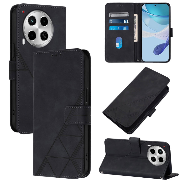 Crossbody 3D Embossed Flip Leather Phone Case, For Tecno Camon 50 4G / CN5, For Tecno Spark Slim 5G, For Tecno Pop 10, For Tecno Camon 40 Pro 4G, For Tecno Camon 40 Premier, For Tecno Camon 40 4G, For Tecno Spark 30 5G / Pova 6 Neo 5G                  ...