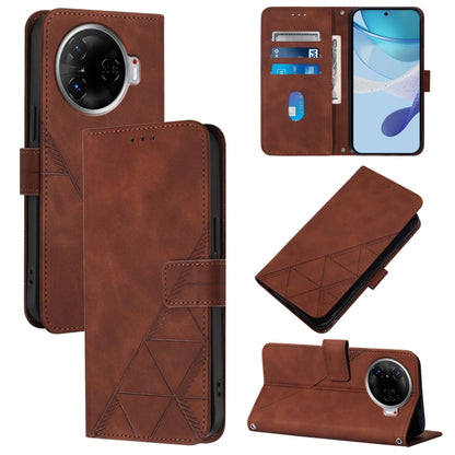 Crossbody 3D Embossed Flip Leather Phone Case, For Tecno Camon 50 4G / CN5, For Tecno Spark Slim 5G, For Tecno Pop 10, For Tecno Camon 40 Pro 4G, For Tecno Camon 40 Premier, For Tecno Camon 40 4G, For Tecno Spark 30 5G / Pova 6 Neo 5G                  ...
