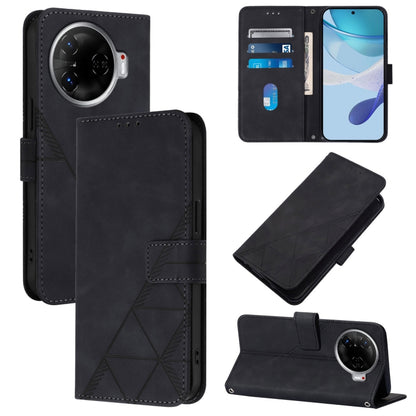Crossbody 3D Embossed Flip Leather Phone Case, For Tecno Camon 50 4G / CN5, For Tecno Spark Slim 5G, For Tecno Pop 10, For Tecno Camon 40 Pro 4G, For Tecno Camon 40 Premier, For Tecno Camon 40 4G, For Tecno Spark 30 5G / Pova 6 Neo 5G                  ...