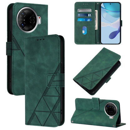 Crossbody 3D Embossed Flip Leather Phone Case, For Tecno Camon 50 4G / CN5, For Tecno Spark Slim 5G, For Tecno Pop 10, For Tecno Camon 40 Pro 4G, For Tecno Camon 40 Premier, For Tecno Camon 40 4G, For Tecno Spark 30 5G / Pova 6 Neo 5G                  ...