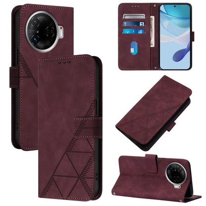 Crossbody 3D Embossed Flip Leather Phone Case, For Tecno Camon 50 4G / CN5, For Tecno Spark Slim 5G, For Tecno Pop 10, For Tecno Camon 40 Pro 4G, For Tecno Camon 40 Premier, For Tecno Camon 40 4G, For Tecno Spark 30 5G / Pova 6 Neo 5G                  ...