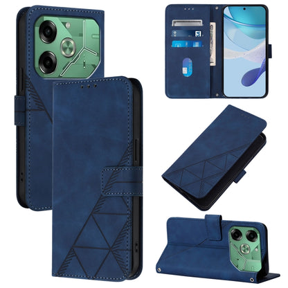 Crossbody 3D Embossed Flip Leather Phone Case, For Tecno Camon 50 4G / CN5, For Tecno Spark Slim 5G, For Tecno Pop 10, For Tecno Camon 40 Pro 4G, For Tecno Camon 40 Premier, For Tecno Camon 40 4G, For Tecno Spark 30 5G / Pova 6 Neo 5G                  ...