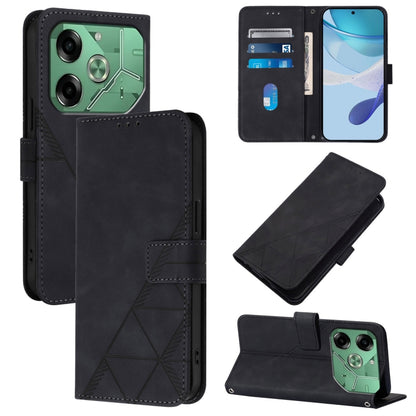 Crossbody 3D Embossed Flip Leather Phone Case, For Tecno Camon 50 4G / CN5, For Tecno Spark Slim 5G, For Tecno Pop 10, For Tecno Camon 40 Pro 4G, For Tecno Camon 40 Premier, For Tecno Camon 40 4G, For Tecno Spark 30 5G / Pova 6 Neo 5G                  ...