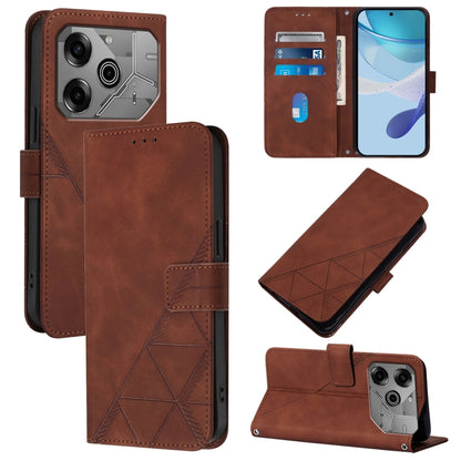 Crossbody 3D Embossed Flip Leather Phone Case, For Tecno Camon 50 4G / CN5, For Tecno Spark Slim 5G, For Tecno Pop 10, For Tecno Camon 40 Pro 4G, For Tecno Camon 40 Premier, For Tecno Camon 40 4G, For Tecno Spark 30 5G / Pova 6 Neo 5G                  ...