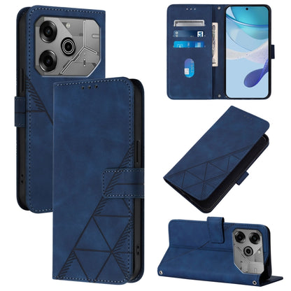 Crossbody 3D Embossed Flip Leather Phone Case, For Tecno Camon 50 4G / CN5, For Tecno Spark Slim 5G, For Tecno Pop 10, For Tecno Camon 40 Pro 4G, For Tecno Camon 40 Premier, For Tecno Camon 40 4G, For Tecno Spark 30 5G / Pova 6 Neo 5G                  ...