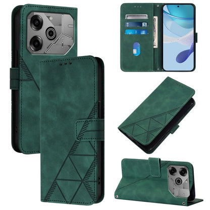 Crossbody 3D Embossed Flip Leather Phone Case, For Tecno Camon 50 4G / CN5, For Tecno Spark Slim 5G, For Tecno Pop 10, For Tecno Camon 40 Pro 4G, For Tecno Camon 40 Premier, For Tecno Camon 40 4G, For Tecno Spark 30 5G / Pova 6 Neo 5G                  ...