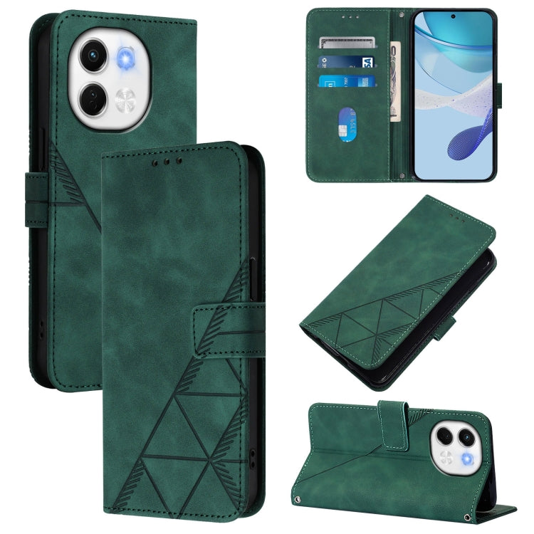 Crossbody 3D Embossed Flip Leather Phone Case, For Tecno Camon 50 4G / CN5, For Tecno Spark Slim 5G, For Tecno Pop 10, For Tecno Camon 40 Pro 4G, For Tecno Camon 40 Premier, For Tecno Camon 40 4G, For Tecno Spark 30 5G / Pova 6 Neo 5G                  ...