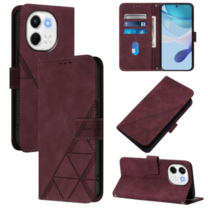Crossbody 3D Embossed Flip Leather Phone Case, For Tecno Camon 50 4G / CN5, For Tecno Spark Slim 5G, For Tecno Pop 10, For Tecno Camon 40 Pro 4G, For Tecno Camon 40 Premier, For Tecno Camon 40 4G, For Tecno Spark 30 5G / Pova 6 Neo 5G                  ...