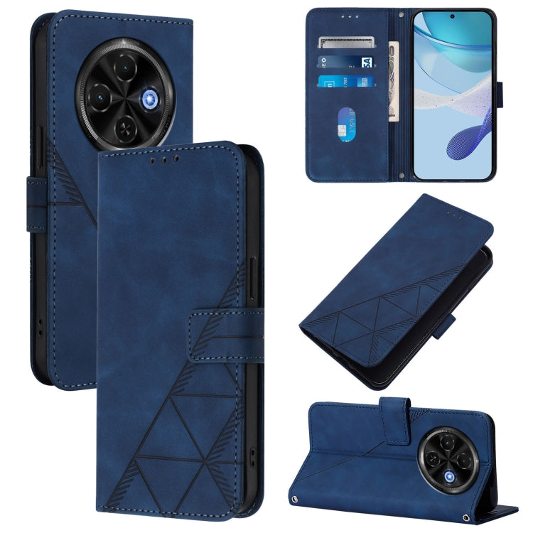 Crossbody 3D Embossed Flip Leather Phone Case, For Tecno Camon 50 4G / CN5, For Tecno Spark Slim 5G, For Tecno Pop 10, For Tecno Camon 40 Pro 4G, For Tecno Camon 40 Premier, For Tecno Camon 40 4G, For Tecno Spark 30 5G / Pova 6 Neo 5G                  ...