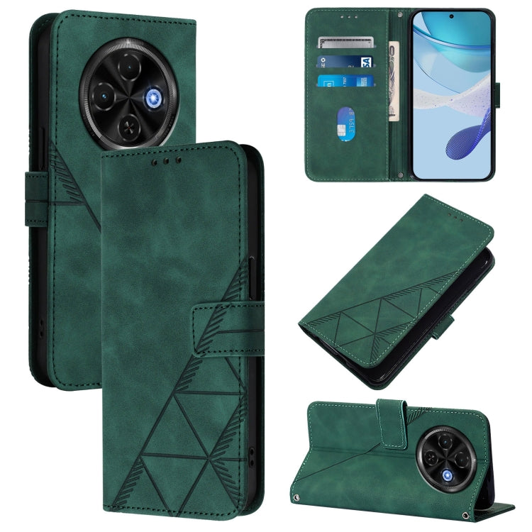 Crossbody 3D Embossed Flip Leather Phone Case, For Tecno Camon 50 4G / CN5, For Tecno Spark Slim 5G, For Tecno Pop 10, For Tecno Camon 40 Pro 4G, For Tecno Camon 40 Premier, For Tecno Camon 40 4G, For Tecno Spark 30 5G / Pova 6 Neo 5G                  ...