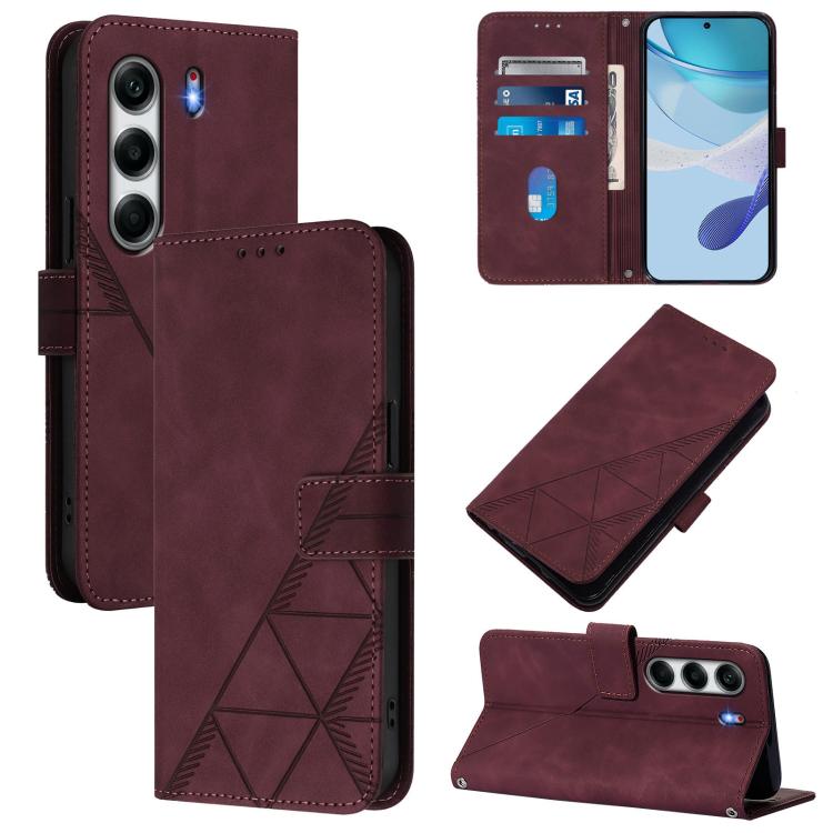Crossbody 3D Embossed Flip Leather Phone Case, For Tecno Camon 50 4G / CN5, For Tecno Spark Slim 5G, For Tecno Pop 10, For Tecno Camon 40 Pro 4G, For Tecno Camon 40 Premier, For Tecno Camon 40 4G, For Tecno Spark 30 5G / Pova 6 Neo 5G                  ...