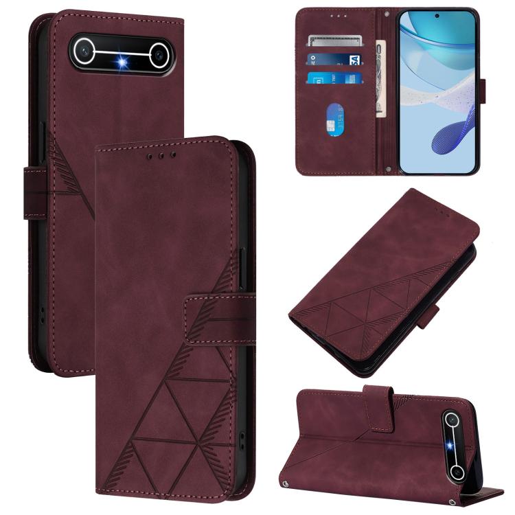 Crossbody 3D Embossed Flip Leather Phone Case, For Tecno Camon 50 4G / CN5, For Tecno Spark Slim 5G, For Tecno Pop 10, For Tecno Camon 40 Pro 4G, For Tecno Camon 40 Premier, For Tecno Camon 40 4G, For Tecno Spark 30 5G / Pova 6 Neo 5G                  ...
