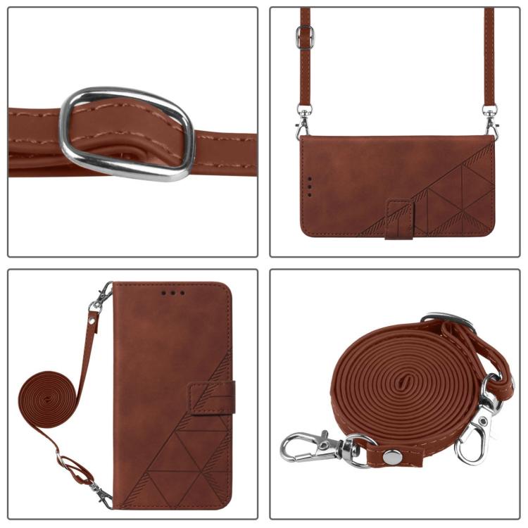 Crossbody 3D Embossed Flip Leather Phone Case, For Tecno Camon 50 4G / CN5, For Tecno Spark Slim 5G, For Tecno Pop 10, For Tecno Camon 40 Pro 4G, For Tecno Camon 40 Premier, For Tecno Camon 40 4G, For Tecno Spark 30 5G / Pova 6 Neo 5G                  ...