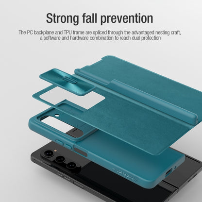 NILLKIN QIN Series Pro Sliding Camera Cover Design Leather Phone Case, For Samsung Galaxy Z Fold5