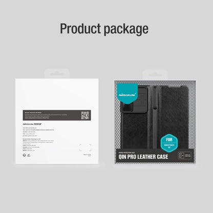 NILLKIN QIN Series Pro Sliding Camera Cover Design Leather Phone Case, For Samsung Galaxy Z Fold5