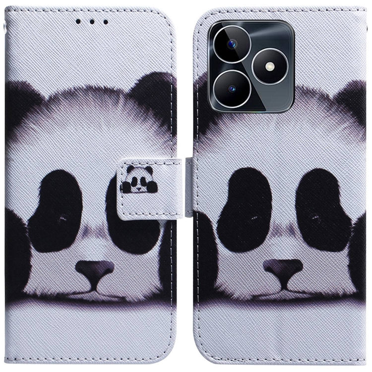 Coloured Drawing Flip Leather Phone Case, For Realme 11 Pro / 11 Pro+ / Narzo 60 Pro, For Realme C53 / Narzo N53, For Realme C65 4G