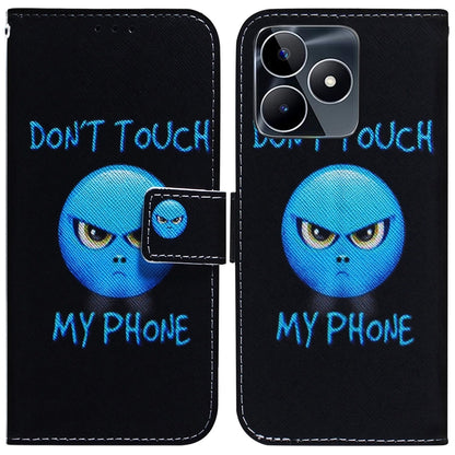 Coloured Drawing Flip Leather Phone Case, For Realme 11 Pro / 11 Pro+ / Narzo 60 Pro, For Realme C53 / Narzo N53, For Realme C65 4G