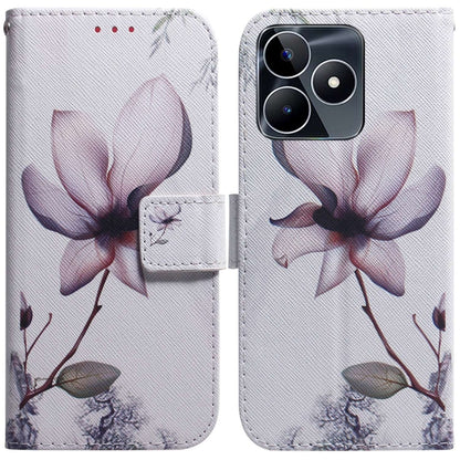 Coloured Drawing Flip Leather Phone Case, For Realme 11 Pro / 11 Pro+ / Narzo 60 Pro, For Realme C53 / Narzo N53, For Realme C65 4G