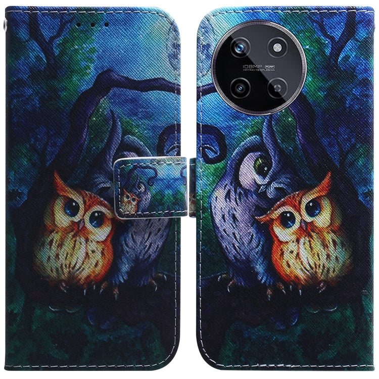 Coloured Drawing Flip Leather Phone Case, For Realme GT 6 / GT 6T / GT Neo6, For Realme C61 / C63 / Note 60, For Realme 12 5G, For Realme 12+, For Realme 12 Pro+ Global, For Realme C67 4G Global, For Realme 11 4G Global                                 ...